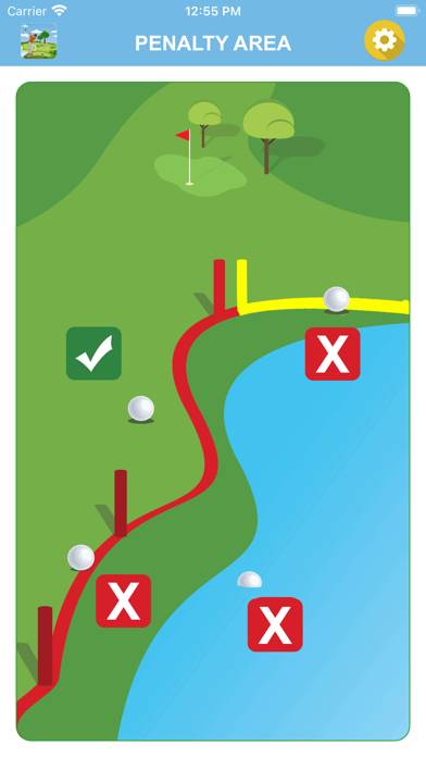 EasyGolf Rules App screenshot