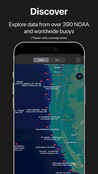 Surf Report Buoys by Buoywatch App screenshot