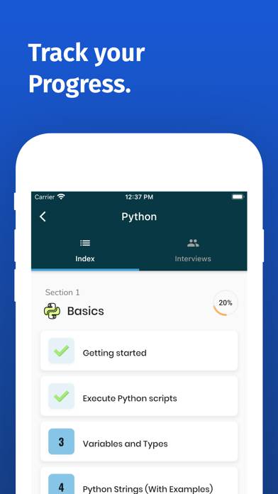 Learn Python 3 Programming PRO Captura de pantalla de la aplicación #5