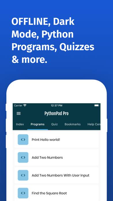 Learn Python 3 Programming PRO App screenshot