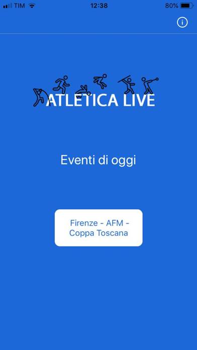 Atletica Live Schermata dell'app #1