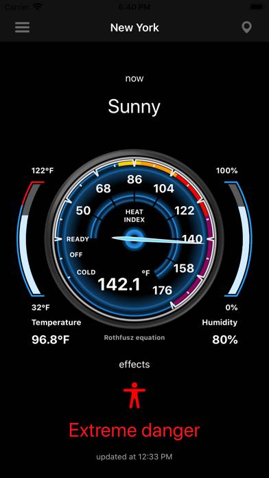 Heat Index Captura de pantalla de la aplicación #5