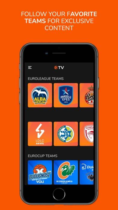 EuroLeague TV Uygulama ekran görüntüsü #4
