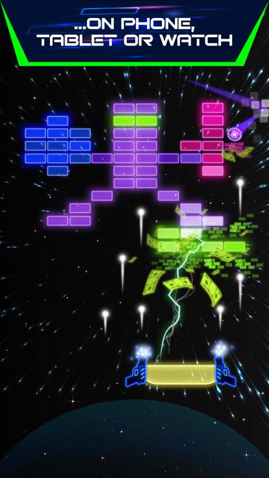 Neon brick breaker PRO Schermata dell'app #2