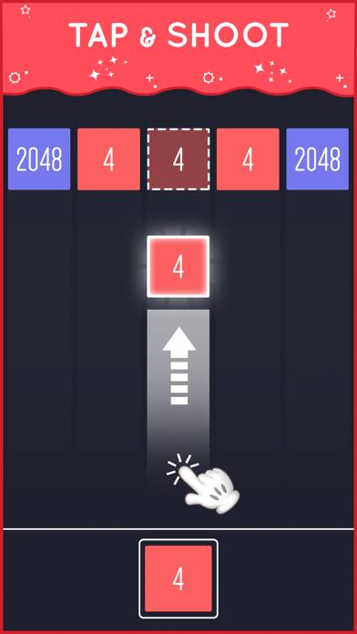 X2 Blocks : 2048 Number Puzzle Скриншот приложения #1