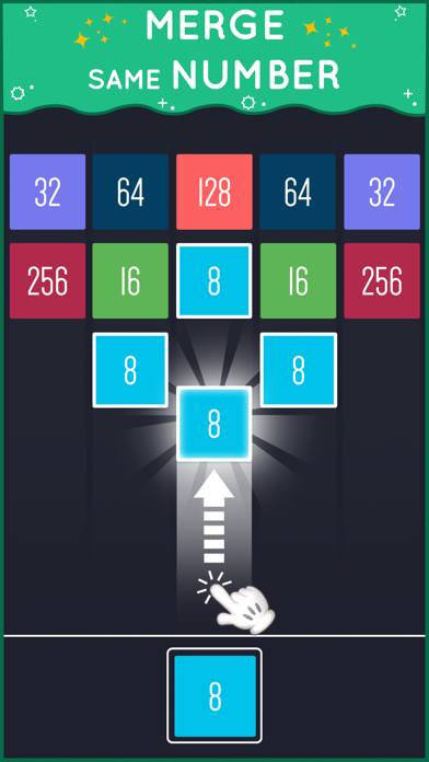 X2 Blocks : 2048 Number Puzzle Captura de pantalla de la aplicación #2