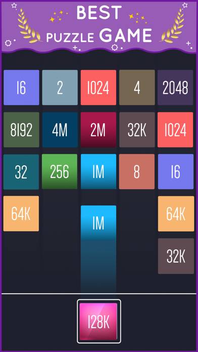 X2 Blocks : 2048 Number Puzzle Schermata dell'app #3