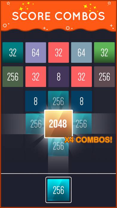 X2 Blocks : 2048 Number Puzzle Скриншот приложения #4