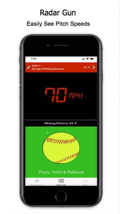 Radar Gun Softball App screenshot #2
