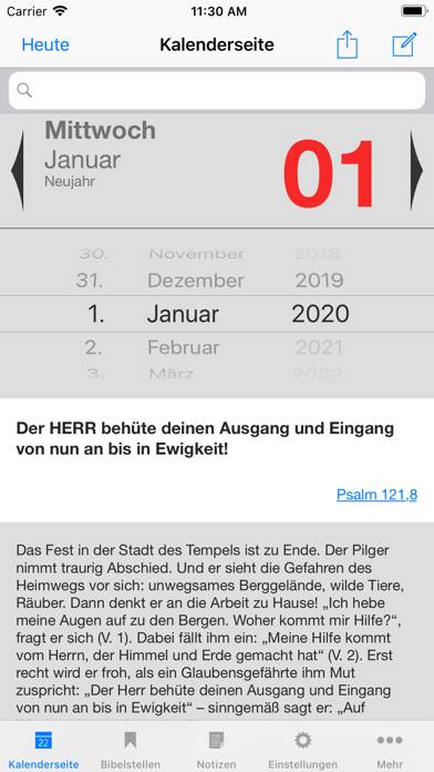 Neukirchener Kalender 2020 App screenshot #3
