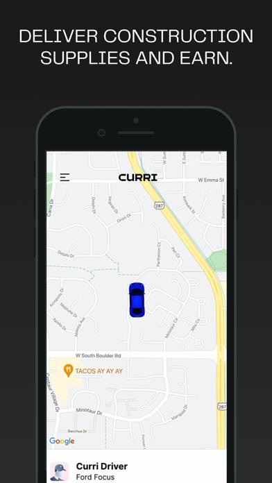 Curri Driver App screenshot
