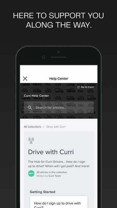 Curri Driver screenshot