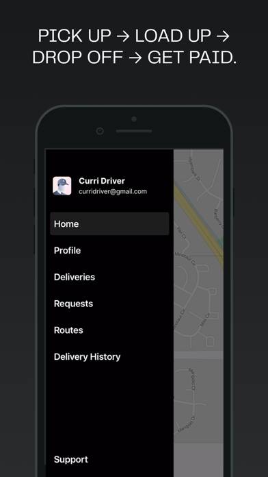 Curri Driver App screenshot