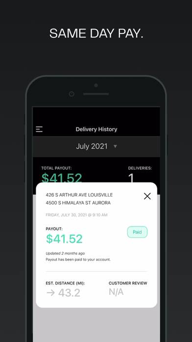 Curri Driver App screenshot