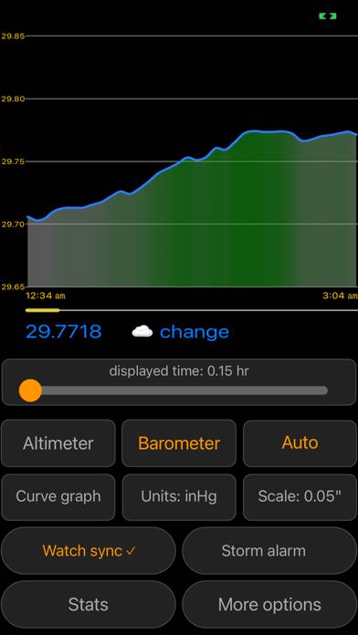 Alti-Barometer Captura de pantalla de la aplicación #1