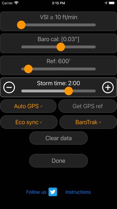 Alti-Barometer Captura de pantalla de la aplicación #3