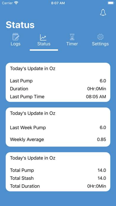 Pump Tracker: Breastfeeding App screenshot