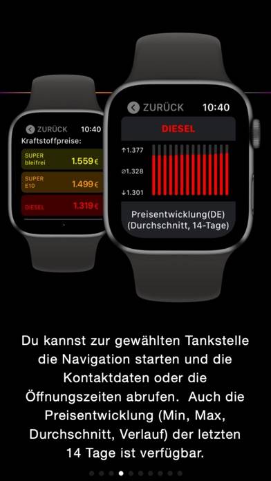 TankUhr App-Screenshot #4