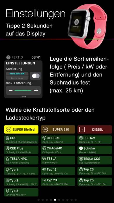 TankUhr App-Screenshot #5