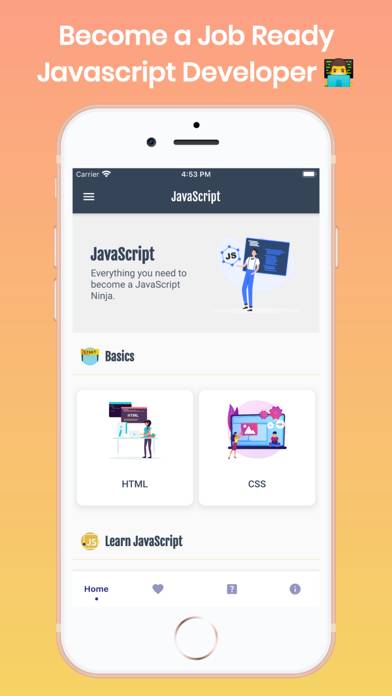 Learn Javascript Programming App screenshot #1