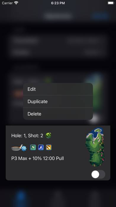 Clash Caddie Notes Captura de pantalla de la aplicación #2