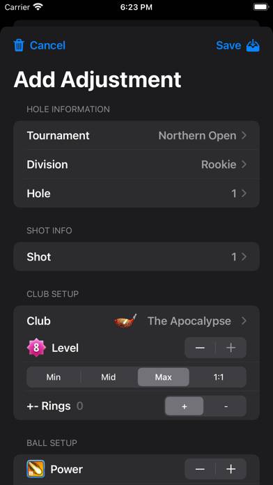 Clash Caddie Notes game screenshot