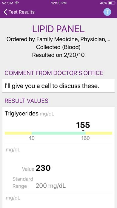 Trinity Health MyChart App screenshot #3