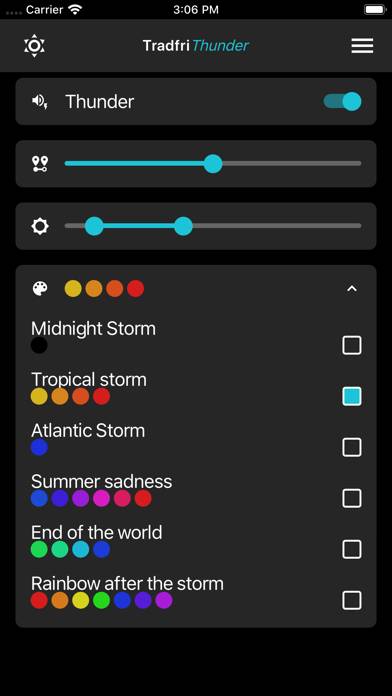 Tradfri Thunder Captura de pantalla de la aplicación #3