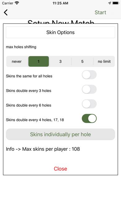 Golf & Games App skärmdump #5