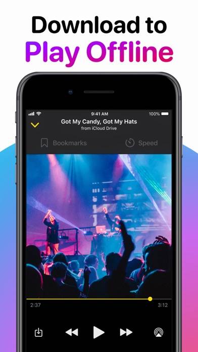 Cloud Music Player Offline Captura de pantalla de la aplicación #1