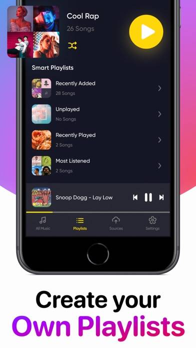 Cloud Music Player Offline Captura de pantalla de la aplicación #6