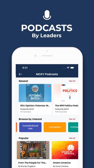 MOXY Politics • News • Social App screenshot #4