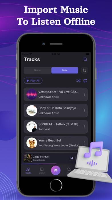 Music Player Offline App skärmdump