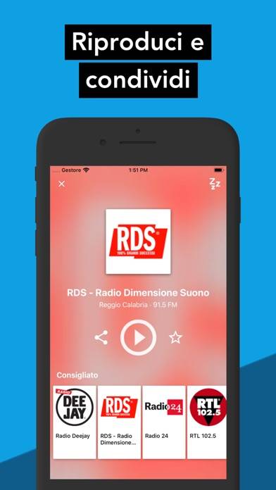 Radio FM Italy App screenshot #2
