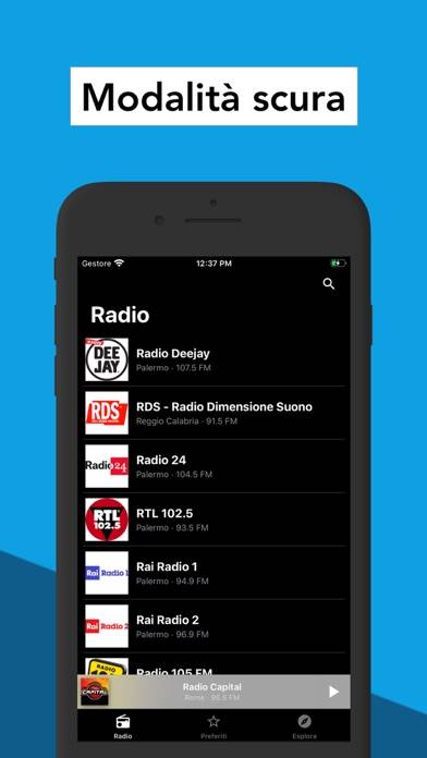Radio FM Italy App screenshot #3