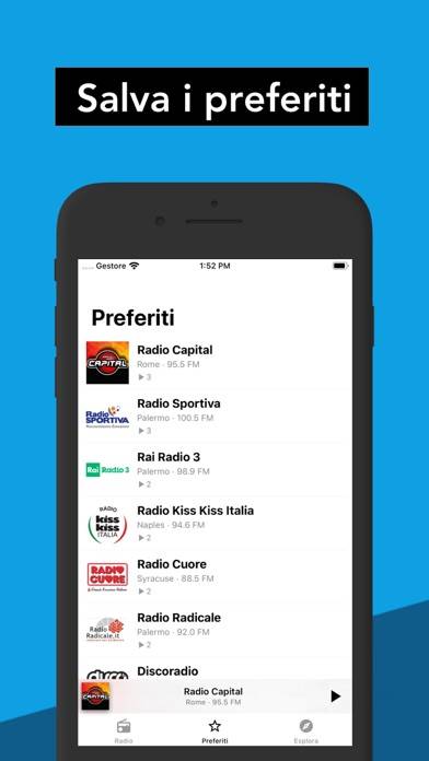 Radio FM Italy App screenshot