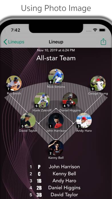 LineupMovie for Baseball App screenshot #2