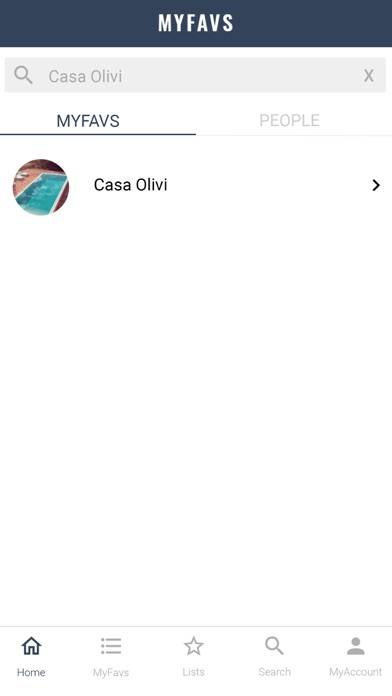 MyFavsApp Captura de pantalla de la aplicación #4