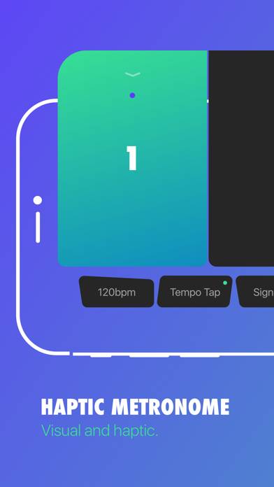 Haptic Metronome Captura de pantalla de la aplicación