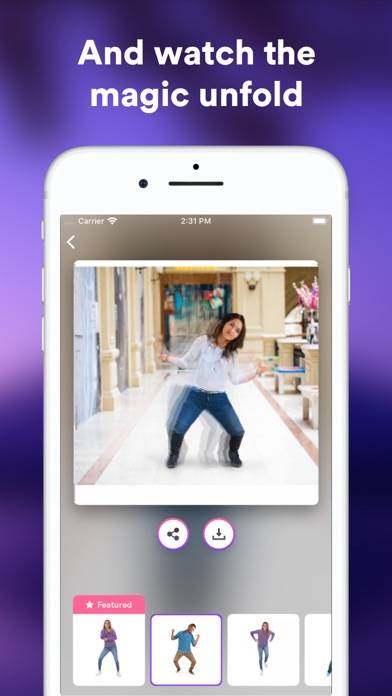 Jiggy: Magic Dance GIF Maker Captura de pantalla de la aplicación #4