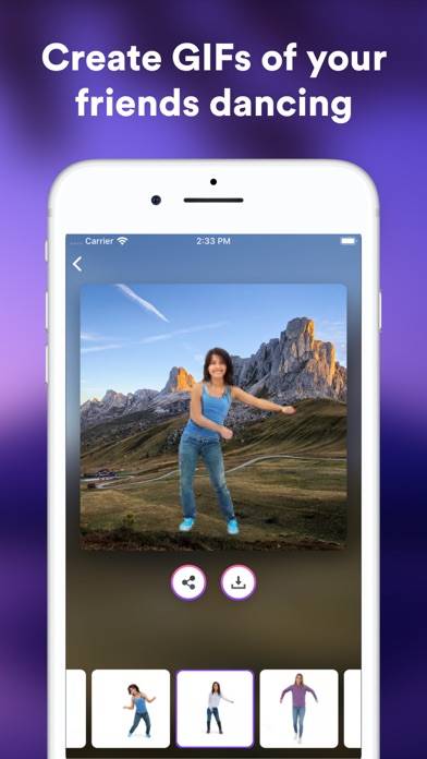 Jiggy: Magic Dance GIF Maker Captura de pantalla de la aplicación #5