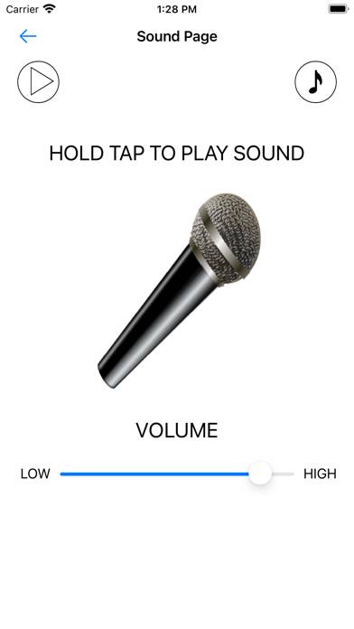 Microphone Tap Sound Effect Schermata dell'app #1