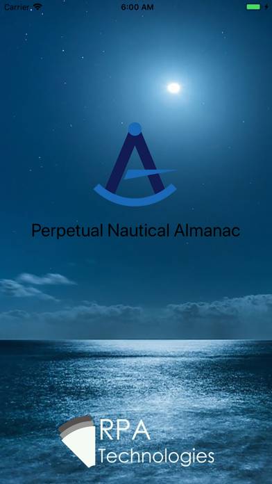 Perpetual Nautical Almanac Schermata dell'app #1