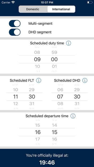 CrewCalculator plus App screenshot #2