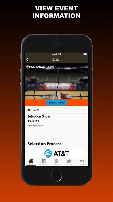 NCAA Volleyball Championship App screenshot