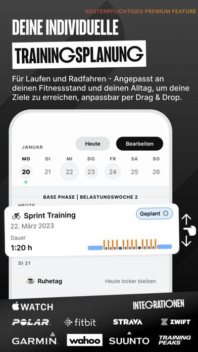 Enduco: Laufpläne & Radfahren App-Screenshot