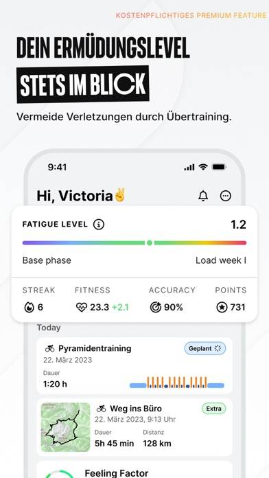 Enduco: Laufpläne & Radfahren App-Screenshot