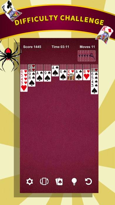 Spider Solitaire * Card Game App screenshot #2
