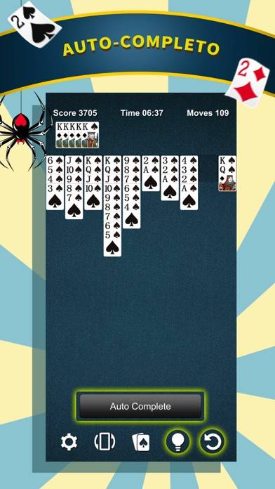 Spider Solitaire * Card Game App screenshot #4