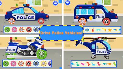 Kids Police Car Driving Game Captura de pantalla de la aplicación #2